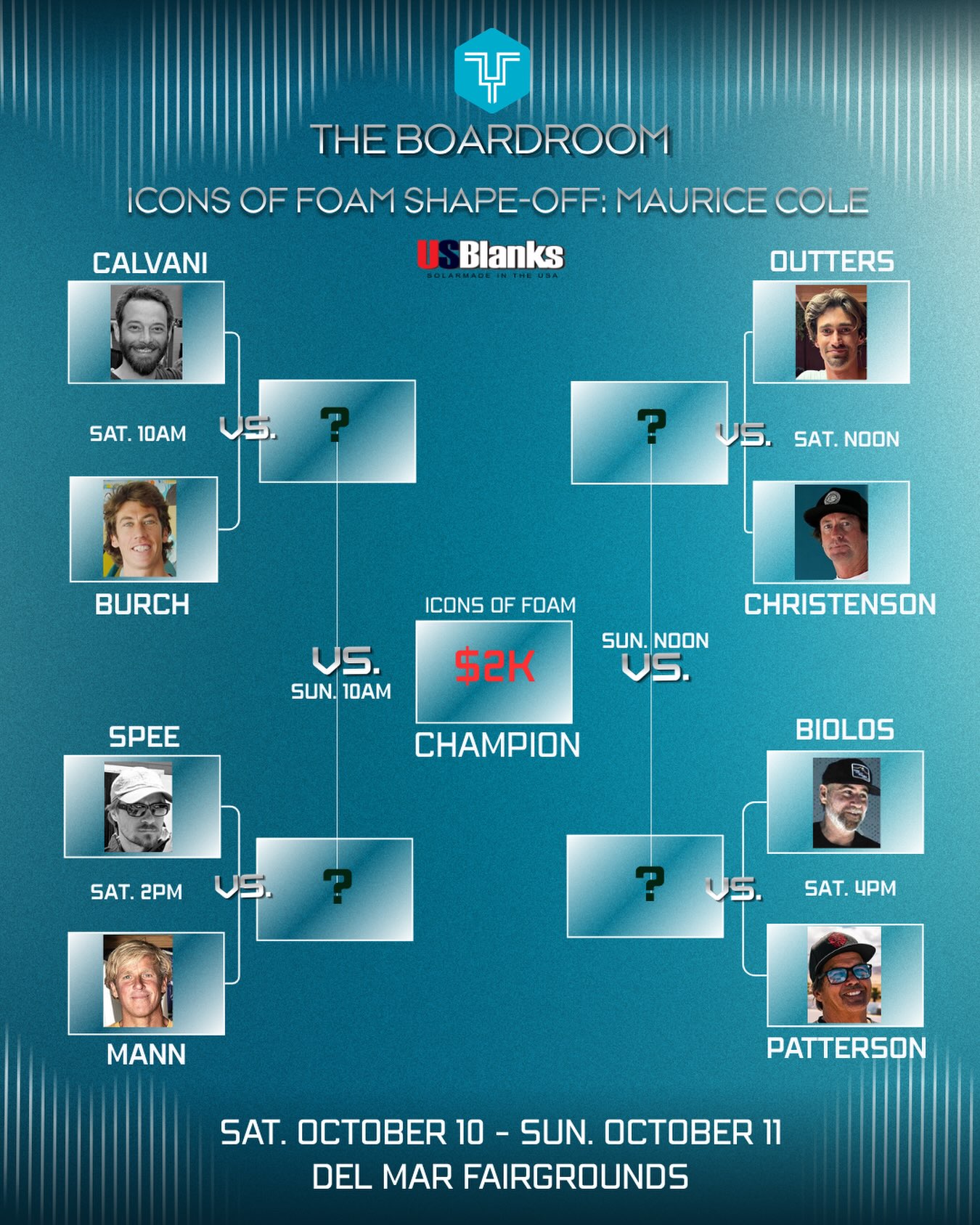 2026 Boardroom International Surfboard Show — Del Mar poster or cover