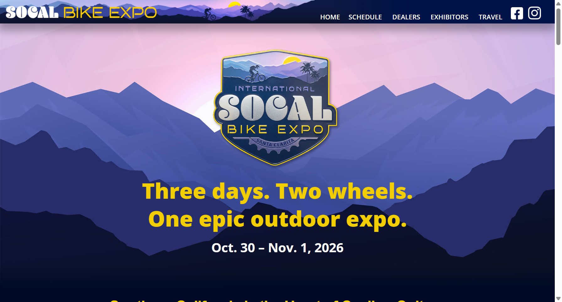 SoCal Bike Expo 2026 poster or cover